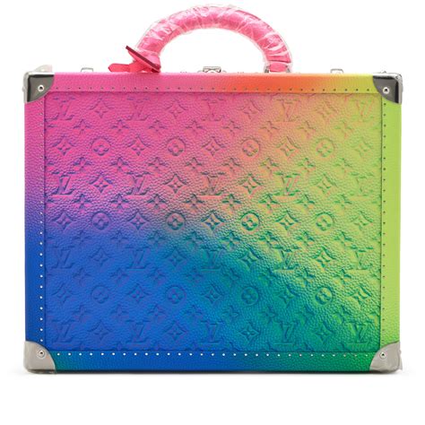 fake rainbow color louis vuitton bag with seam on bottom|louis vuitton rainbow monogram.